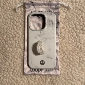 Loopy White Marble iPhone 15 Pro